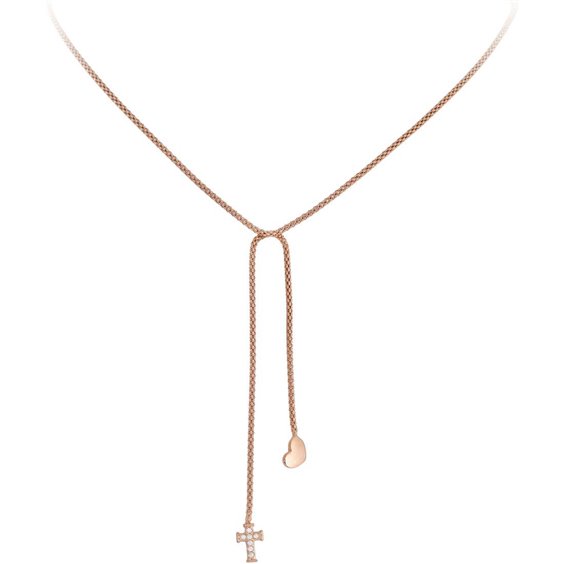 Collar Amen Mujer in Plata Cubic Zirconia CABR2 - CABR2